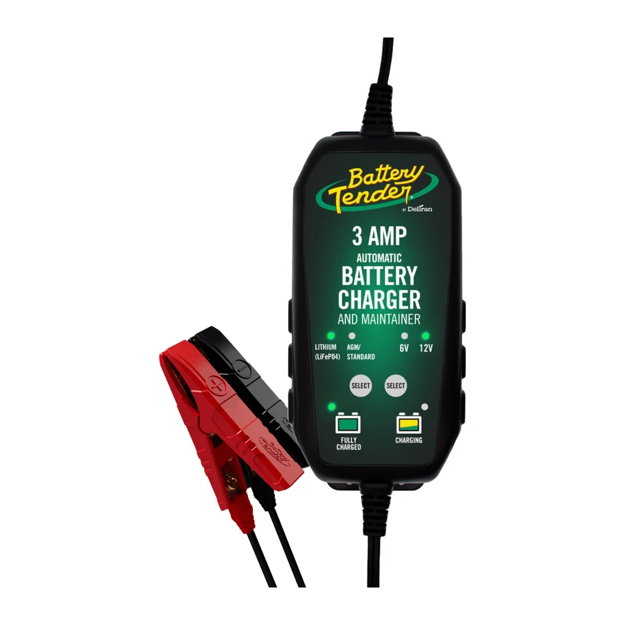 Battery Tender 3 A switchable charger and maintainer, manufacturer photograph